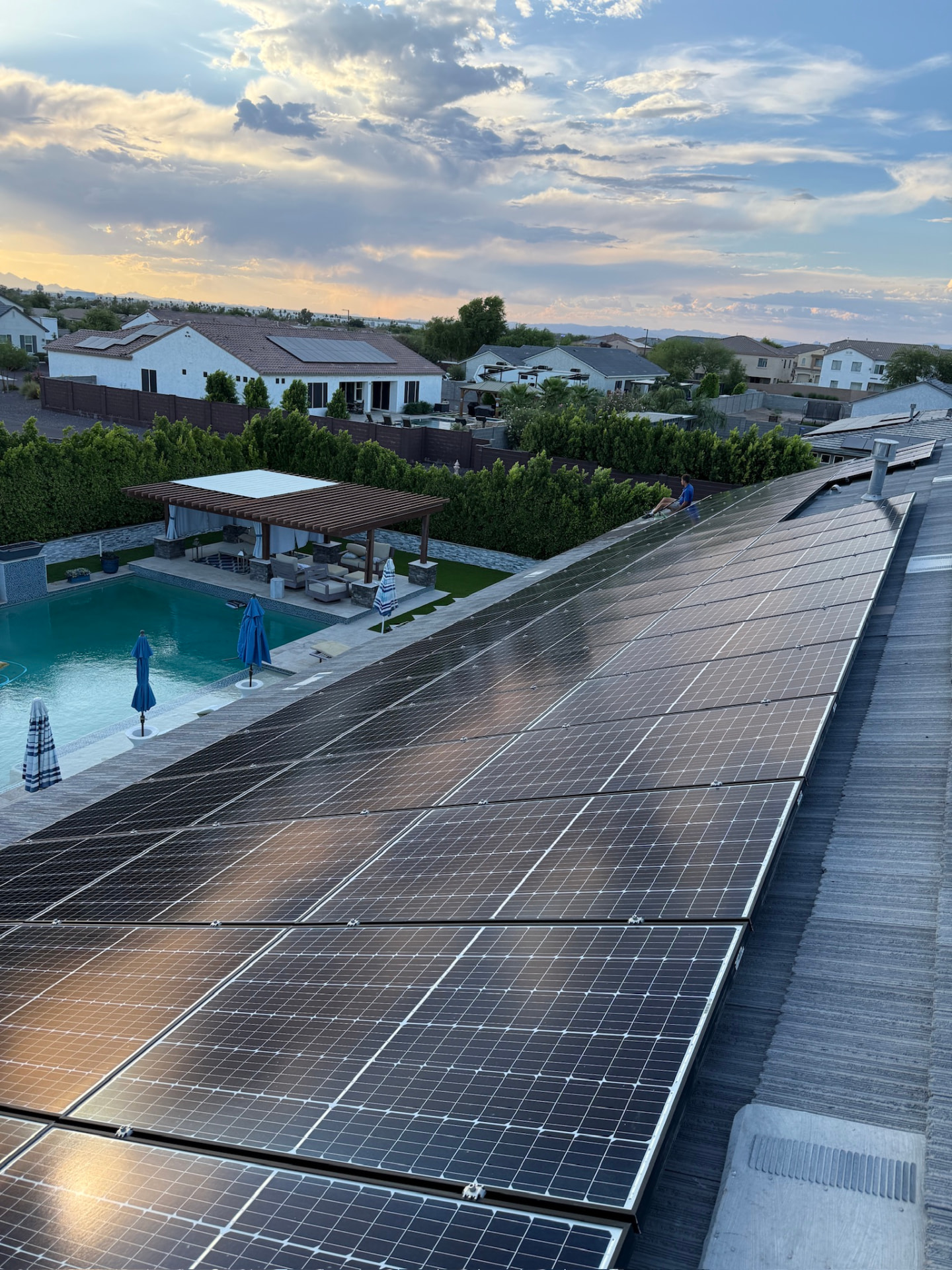 Solar Panel Cleaning by Nectar Window Cleaning